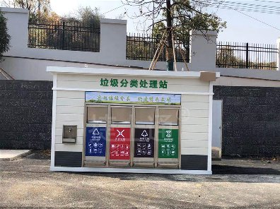 浙江湖州垃圾房現場到貨